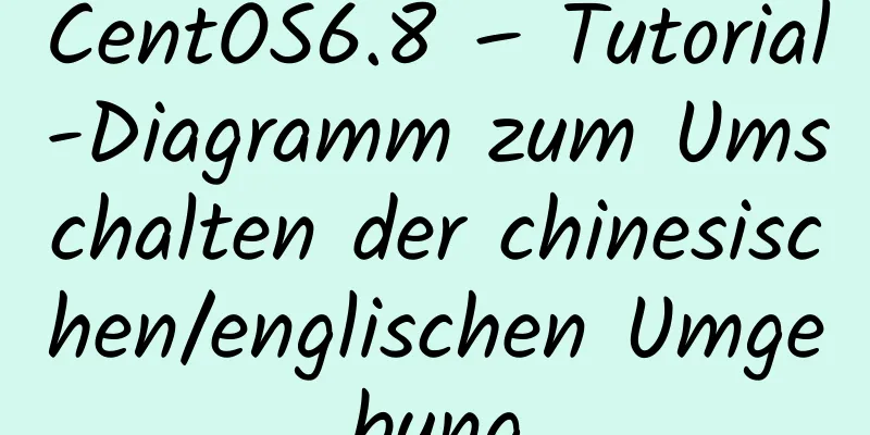 CentOS6.8 – Tutorial-Diagramm zum Umschalten der chinesischen/englischen Umgebung