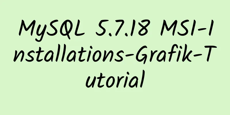 MySQL 5.7.18 MSI-Installations-Grafik-Tutorial