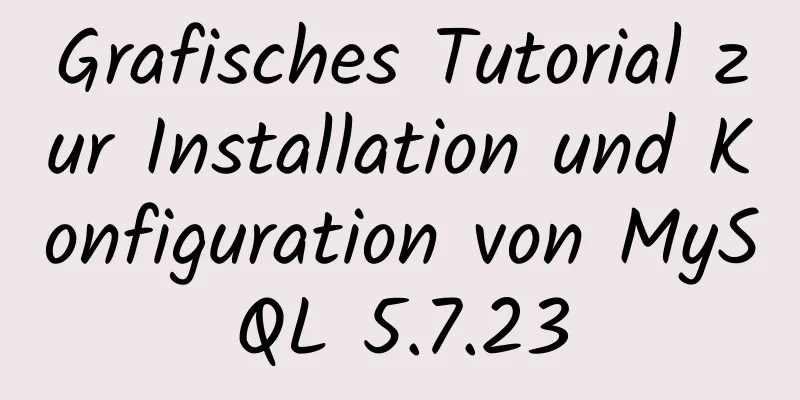 Grafisches Tutorial zur Installation und Konfiguration von MySQL 5.7.23