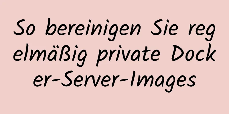 So bereinigen Sie regelmäßig private Docker-Server-Images