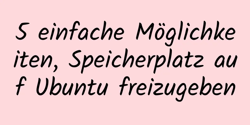 5 einfache Möglichkeiten, Speicherplatz auf Ubuntu freizugeben