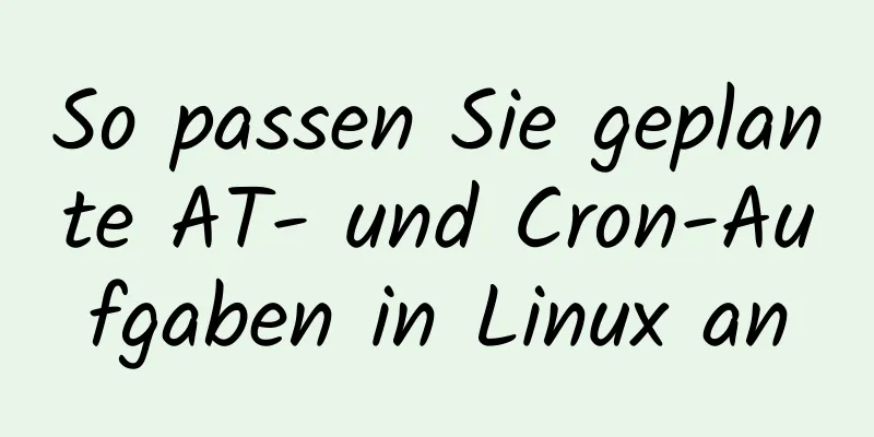 So passen Sie geplante AT- und Cron-Aufgaben in Linux an