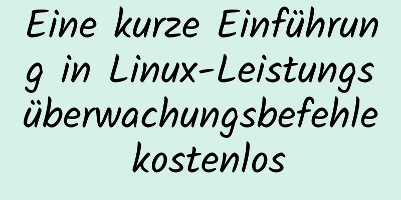 Eine kurze Einführung in Linux-Leistungsüberwachungsbefehle kostenlos