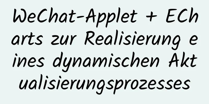 WeChat-Applet + ECharts zur Realisierung eines dynamischen Aktualisierungsprozesses