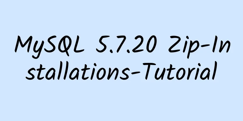 MySQL 5.7.20 Zip-Installations-Tutorial