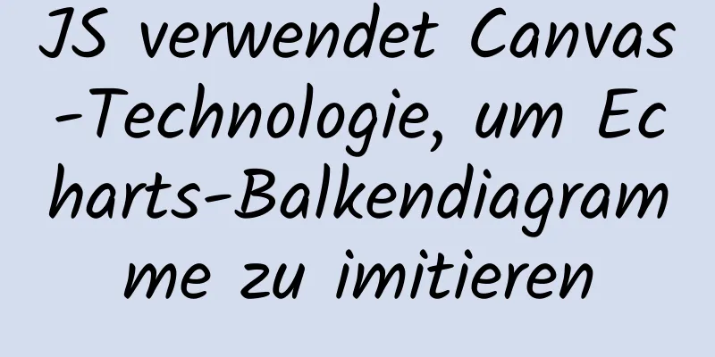 JS verwendet Canvas-Technologie, um Echarts-Balkendiagramme zu imitieren