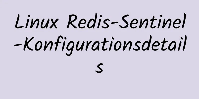 Linux Redis-Sentinel-Konfigurationsdetails