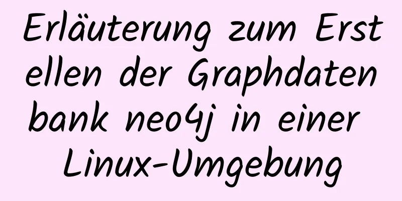 Erläuterung zum Erstellen der Graphdatenbank neo4j in einer Linux-Umgebung