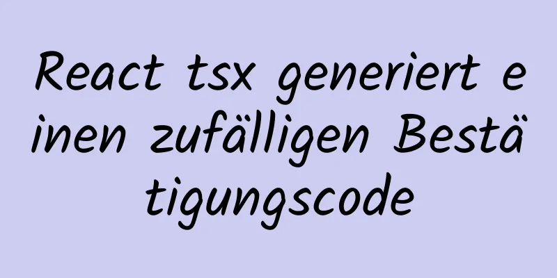 React tsx generiert einen zufälligen Bestätigungscode