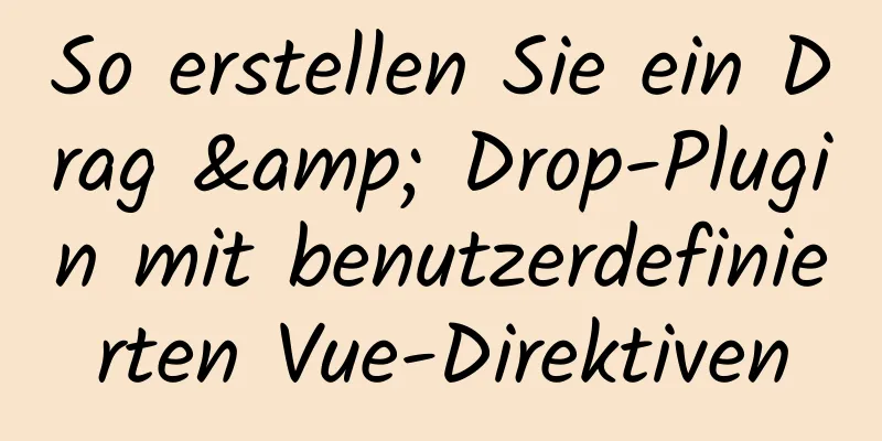 So erstellen Sie ein Drag & Drop-Plugin mit benutzerdefinierten Vue-Direktiven