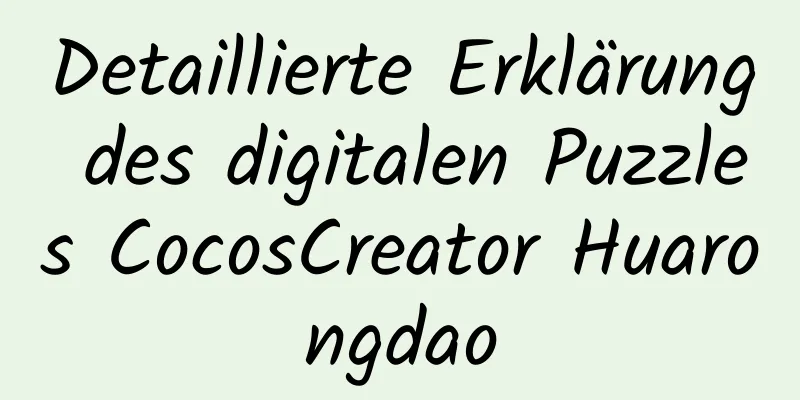 Detaillierte Erklärung des digitalen Puzzles CocosCreator Huarongdao