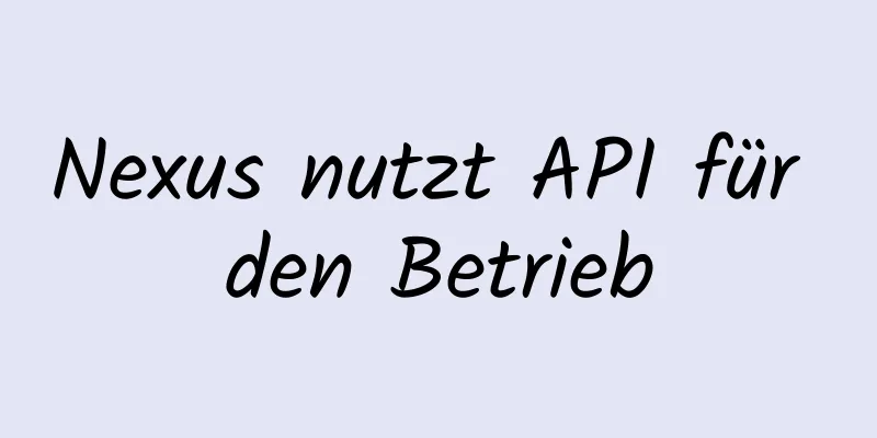 Nexus nutzt API für den Betrieb