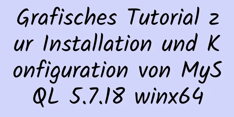 Grafisches Tutorial zur Installation und Konfiguration von MySQL 5.7.18 winx64