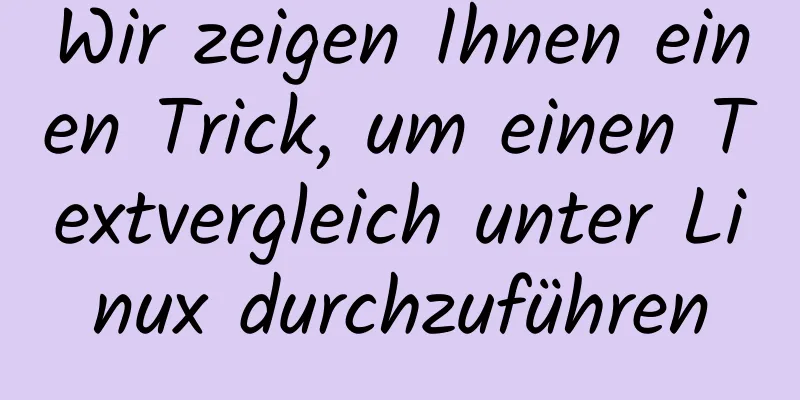 Wir zeigen Ihnen einen Trick, um einen Textvergleich unter Linux durchzuführen