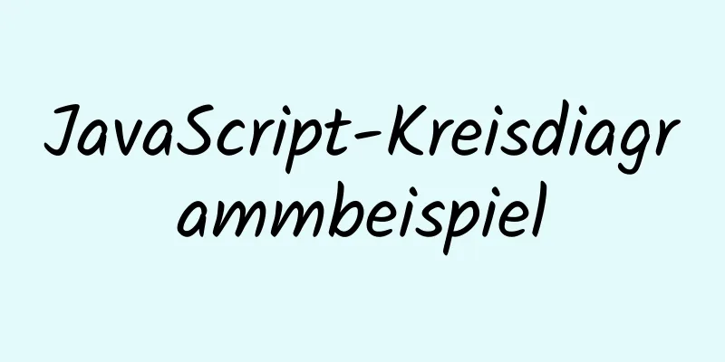 JavaScript-Kreisdiagrammbeispiel