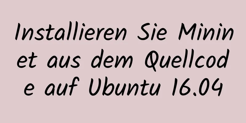 Installieren Sie Mininet aus dem Quellcode auf Ubuntu 16.04