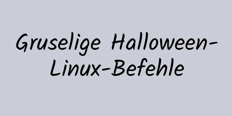 Gruselige Halloween-Linux-Befehle