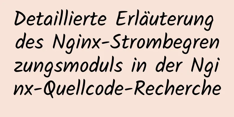 Detaillierte Erläuterung des Nginx-Strombegrenzungsmoduls in der Nginx-Quellcode-Recherche