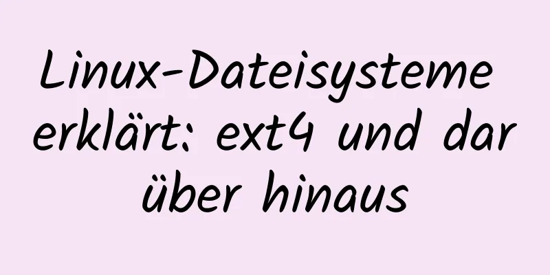 Linux-Dateisysteme erklärt: ext4 und darüber hinaus