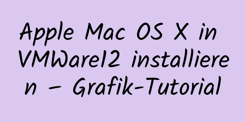 Apple Mac OS X in VMWare12 installieren – Grafik-Tutorial